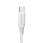 USB-C laderkabel L2T USB-A til USB-C 2 meter hvid - Image 2