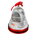 Jule glasklokke med sne til 2 billeder - Image 2