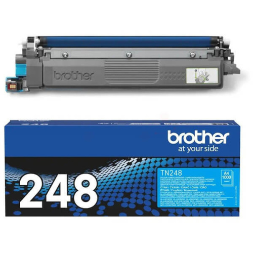 Lasertoner Brother TN248C Cyan (1000 sider)