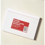 Kartotekskort A5 Esselte m/linjer 100 stk. 28903