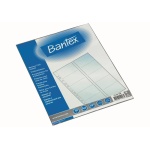 Visitkortlommer A4 0,10 mm. Bantex 2140 08 (Pk/10 lommer)