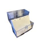 Kartotekskasse til A6 kort, klar plast - Image 2