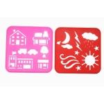 Skabelon sæt 15x15 cm. 8 stk. - Image 2