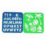 Skabelon sæt 15x15 cm. 8 stk. - Image 3