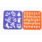 Skabelon sæt 15x15 cm. 8 stk. - Image 5