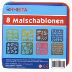Skabelon sæt 15x15 cm. 8 stk.