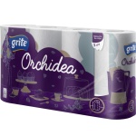 Køkkenrulle Grite Orchidea 3-lags, 13,86 mtr x 22,4 cm. hvid, 100% nyfiber (28 ruller) - Image 2