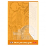 Blok A3 med millimeterark + 25 ark transparent papir