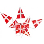 Guirlande m/Dannebrogflag 4 meter