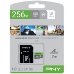 Hukommelsekort Micro SDXC Elite 256 GB Class 10 m/adapter PNY32131