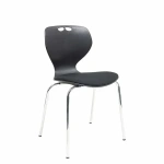 Kantine-Konferencestol m/sædepolster m/alu stel - Image 3