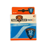 Klæbepuder TigerLock Tack Ø12 mm. transp. 100 stk.