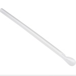 Flergangs sugerør med ske t/Slush Ice, ABENA Gastro,  cm, 6 mm. klar, PP (250 stk.) - Image 2