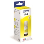 Inkjet Bottle Epson 104 Eco tank Yellow (65 ml.)