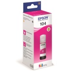 Inkjet Bottle Epson 104 Eco tank Magenta (65 ml.)