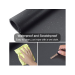 Skrivebords underlag KOZO 90x43 cm. (Sort) - Image 3