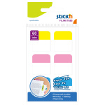 Indexfaner Stick´n 28x25 mm. 3 farver (60 stk.) 26094