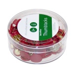 Tegnestifter BNT rød m/flad hoved 100 stk.