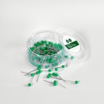 Kortnåle BNT 15 mm. Ø4mm. grøn (100 stk.) - Image 2