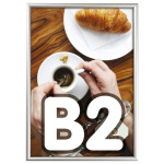 Snapramme 50x70 cm., alu ramme Twin light 5353-11