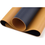 Skrivebords underlag 2-sidet KOZO 90x43 cm. (blå/gul)
