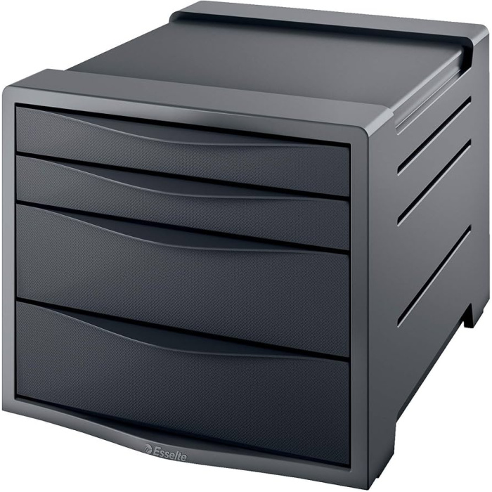 Skuffekabinet Europost Vivida m/4 skuffer (sort) - Image 1