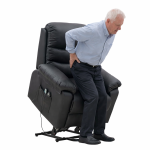 Elektrisk løftestol Visby med 8 punkts massage og sædeløft