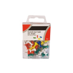 Kortnåle PushPinn 10 mm. ass. farver (25 stk.)