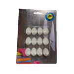 Selvklæbende kroge 12 stk.