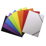 Elastikmappe QLine A4 karton Hvid - Image 3