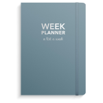 Kalender Mayland udateret Week Planner (blå)