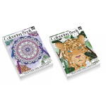 Malebog Mandala 20,5x15,7 cm. 120 gr. 144 designs CR5012