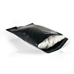 Forsendelsespose 50 mic. 400x600 mm. sort - 100% Genanvendt plast (100 stk.) - Image 2