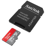 Hukommelseskort Sandisk Ultra SD XC Micro 256 GB incl. adapter