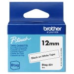 Brother tape P-Touch Btag-231 12 mm. black/white (4 mtr) - Image 3