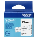Brother tape P-Touch Btag-131 12 mm. black/clear (4 mtr) - Image 3