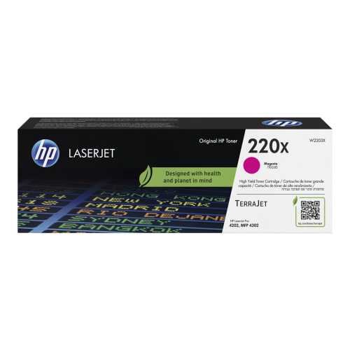 Lasertoner HP W2203X – 220X Magenta (5.500 sider)