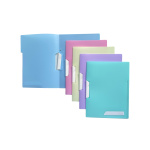 Klemmappe A4 0,4 mm. PP Centrum ass. pastelfarver