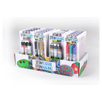 Stentusser metallic farver sort, guld og sølv (3-pak)