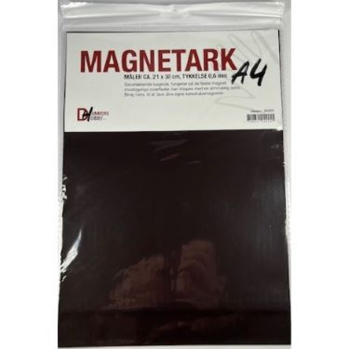Magnetark med selvklæbende bagside