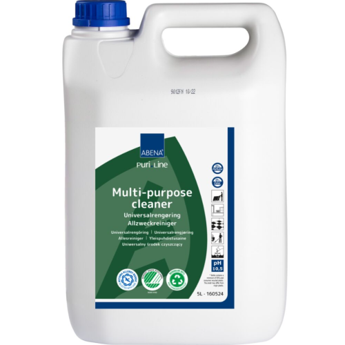 Universalrengøring, ABENA Puri-Line, 5 l, uden farve og parfume Universalrengøring, ABENA Puri-Line, 5 l, uden farve og parfume
