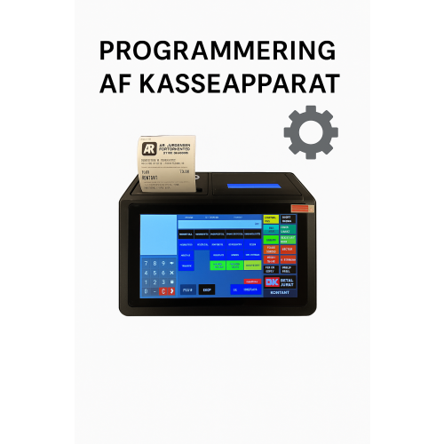 Opsætning og programmering af Quorion Q9 Kasseapparat