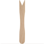 Pommes Frites gaffel i birketræ (100 stk)