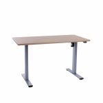 Hæve sænkebord Operator 60x120 cm, alu stel - Antracit - Image 3