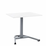 Trainee 60×90 cm, alu stel - Hvid
