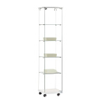 Glasvitrine Trento 1. m/glastop, hvid