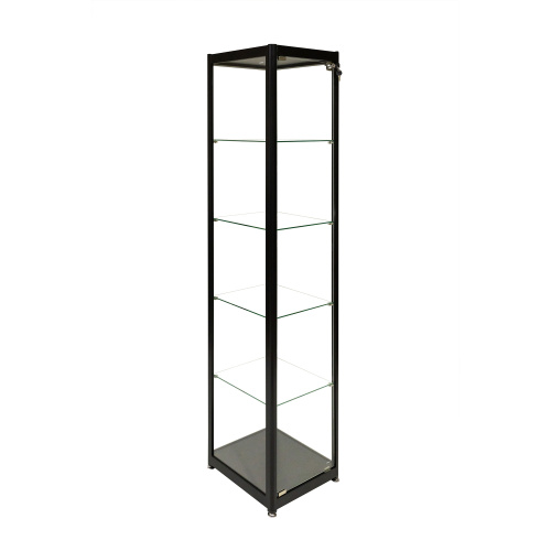 Glasvitrine Diamond 4, sort