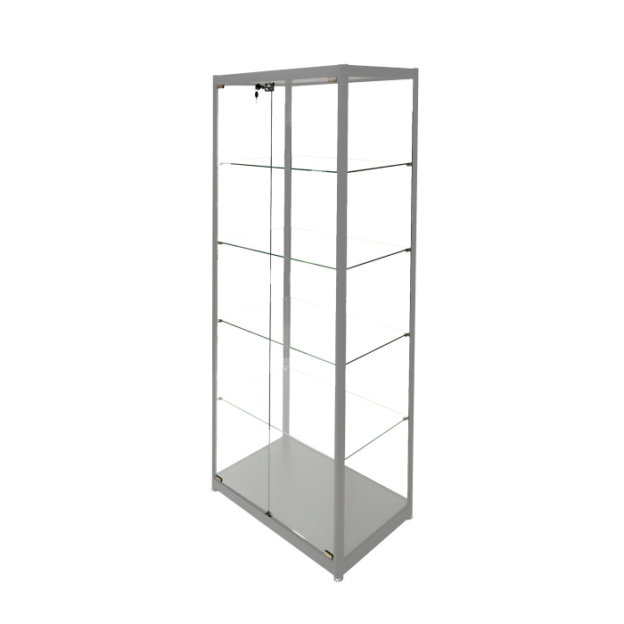 Glasvitrine Diamond 8, alu m. lås - Image 1