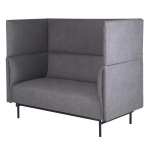 Højrygget sofa, Modena, antracit - Image 2