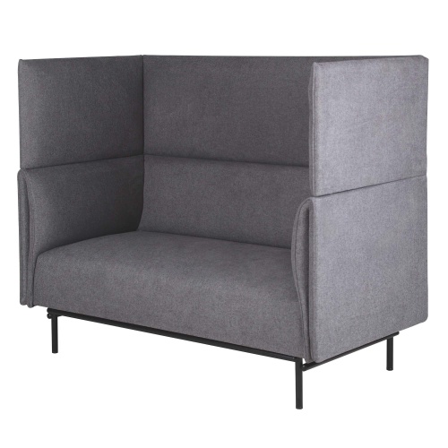 Højrygget sofa, Modena, antracit